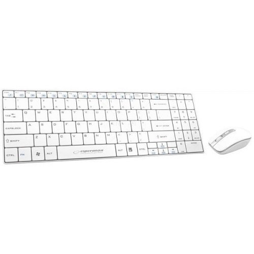 Esperanza EK122W keyboard RF Wireless QWERTY White (EK122W)