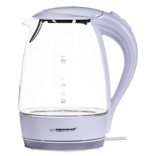 Esperanza EKK011W Electric kettle 1.7 L White, Multicolor 2200 W (EKK011W)