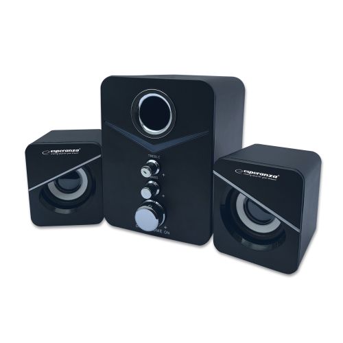 Esperanza EP153 USB 2.1 Speaker Set 6 W Black (EP153)