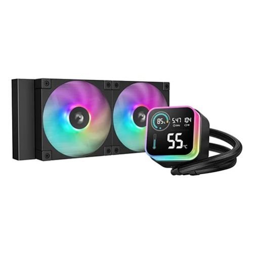 DeepCool LQ240 Processor Liquid cooling kit 12 cm Black 1 pc(s) (R-LQ240-BKLSMW-G-1)