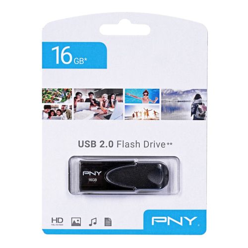 PNY Attaché 4 2.0 16GB USB flash drive USB Type-A Black (FD16GATT4-EF)