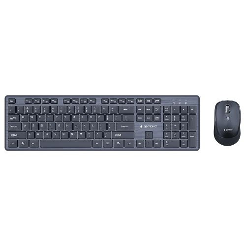 Gembird KBS-WCH-04 Wireless desktop set (keyboard + mouse), black, US-layout (KBS-WCH-04)