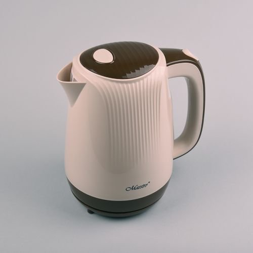 Feel-Maestro MR042 beige electric kettle 1.7 L Beige, Brown 2200 W (MR-042 beige)