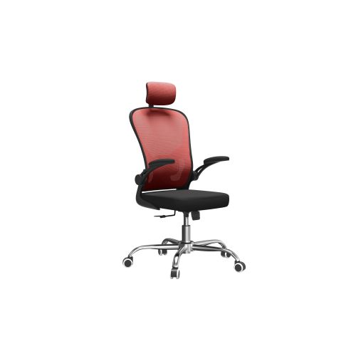 Topeshop FOTEL DORY Red office/computer chair Padded seat Mesh backrest (DORY CZER)