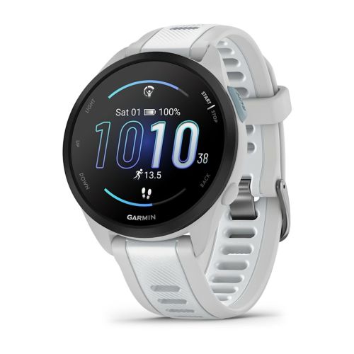 Garmin Forerunner 165 Music 3.05 cm (1.2") AMOLED 43 mm Digital 390 x 390 pixels Touchscreen Grey GPS (satellite) (010-02863-31)