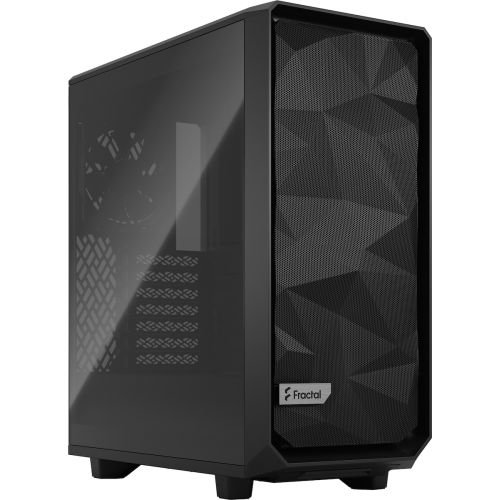 Fractal Design Meshify 2 Compact Black TG Light Tint black, tempered glass  (FD-C-MES2C-03)