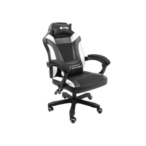 FURY GAMING CHAIR AVENGER M+ BLACK AND WHITE (NFF-1710)