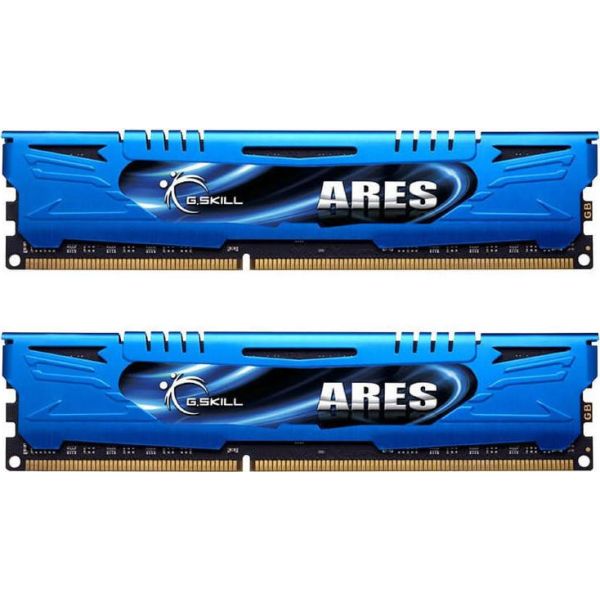 G.Skill DIMM 16 GB DDR3-2133 Kit blue, F3-2133C10D-16GAB, ARES (F3-2133C10D-16GAB) G.Skill DIMM 16 GB DDR3-2133 Kit blue, F3-2133C10D-16GAB, ARES (F3-2133C10D-16GAB)