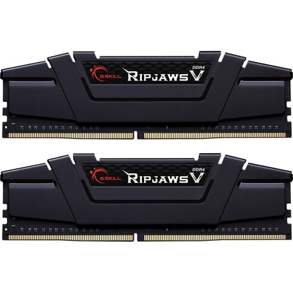 G.Skill DIMM 16 GB DDR4-3600 Kit black, F4-3600C18D-16GVK, Ripjaws V (F4-3600C18D-16GVK) G.Skill DIMM 16 GB DDR4-3600 Kit black, F4-3600C18D-16GVK, Ripjaws V (F4-3600C18D-16GVK)