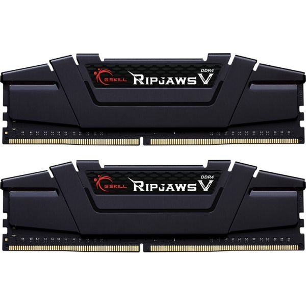 G.Skill DIMM 16 GB DDR4-4000 Kit black, F4-4000C18D-16GVK, Ripjaws V (F4-4000C18D-16GVK) G.Skill DIMM 16 GB DDR4-4000 Kit black, F4-4000C18D-16GVK, Ripjaws V (F4-4000C18D-16GVK)