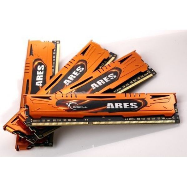 G.Skill DIMM 32 GB DDR3-1600 Quad-Kit F3-1600C10Q-32GAO, Ares series, Lite Retail (F3-1600C10Q-32GAO) G.Skill DIMM 32 GB DDR3-1600 Quad-Kit F3-1600C10Q-32GAO, Ares series, Lite Retail (F3-1600C10Q-32GAO)