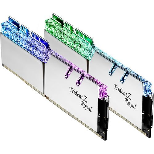 G.Skill DIMM 32 GB DDR4-3600 Kit silver, F4-3600C16D-32GTRSC, Trident Z Royal (F4-3600C16D-32GTRSC)