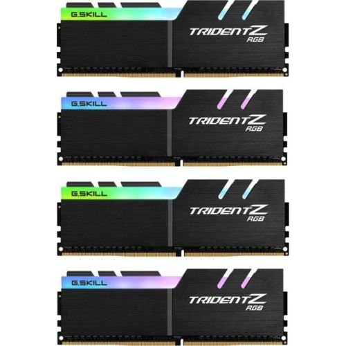 G.Skill DIMM 32 GB DDR4-4000 Quad-Kit black, F4-4000C18Q-32GTZRB, Trident Z RGB  (F4-4000C18Q-32GTZRB)