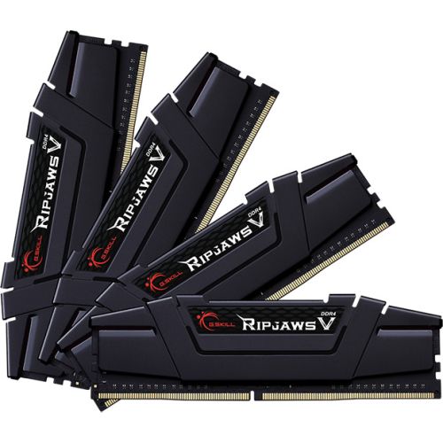G.Skill DIMM 64 GB DDR4-3600 Quad-Kit black, F4-3600C16Q-64GVKC, Ripjaws V (F4-3600C16Q-64GVKC)