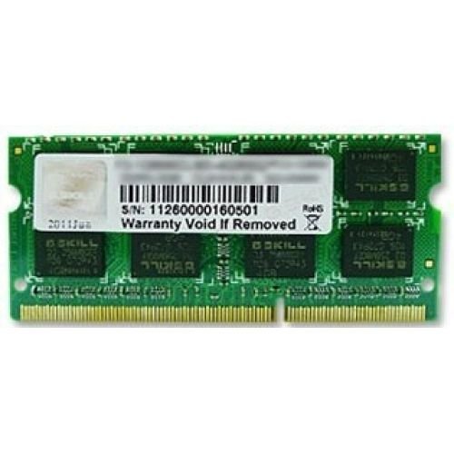 G.Skill SO-DIMM 8 GB DDR3-1333 F3-10666CL9S-8GBSQ, SQ, Lite Retail  (F3-10666CL9S-8GBSQ)