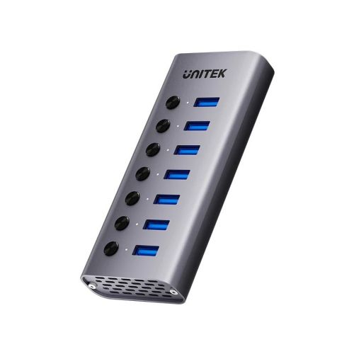 USB-A 3.0 5 Gbps hub with 7-in-1 switch Unitek H1314A01-EU (H1314A01-EU)