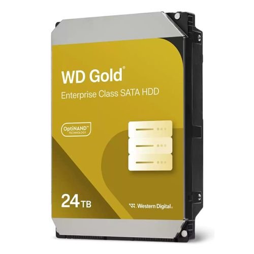 Western Digital Gold WD242KRYZ internal hard drive 24 TB 7200 RPM 512 MB 3.5" Serial ATA III (WD242KRYZ)