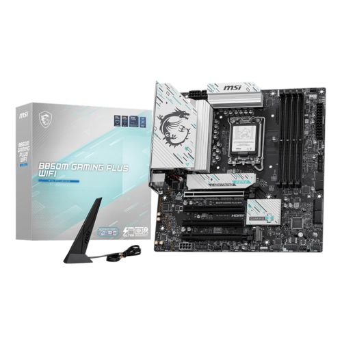 MSI B860M GAMING PLUS WIFI motherboard Intel B860 LGA 1851 (Socket V1) micro ATX (B860M GAMING PLUS WIFI)
