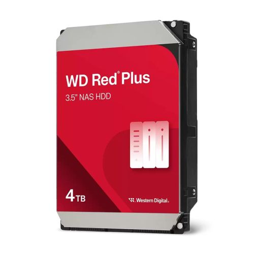 WD Red Plus WD40EFZZ HDD (4 TB; 3.5"; 128 MB; 5400 rpm) (WD40EFZZ)