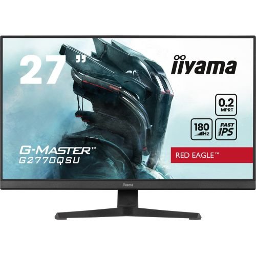 iiyama G-MASTER G2770QSU-B6 computer monitor 68.6 cm (27") 2560 x 1440 pixels Wide Quad HD LED Black (G2770QSU-B6)