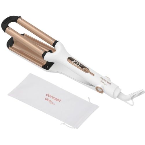 Concept KT2140 Hair styling device – waver gold, white (KT2140)