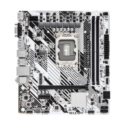 Asrock H610M-HDV/M.2+ D5 Intel H610 LGA 1700 micro ATX (H610M-HDV/M.2+ D5)