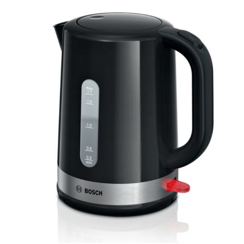 Bosch TWK6A513 electric kettle 1.7 L 2200 W Black, Stainless steel (TWK6A513)