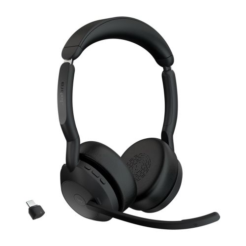 Jabra 25599-999-899 Headset/Handset Wireless Headband Office/Call Center Bluetooth Charging cradle Black (25599-999-899)
