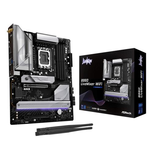 Asrock B860 LiveMixer WiFi Intel B860 LGA 1851 (Socket V1) ATX (B860 LIVEMIXER WIFI)
