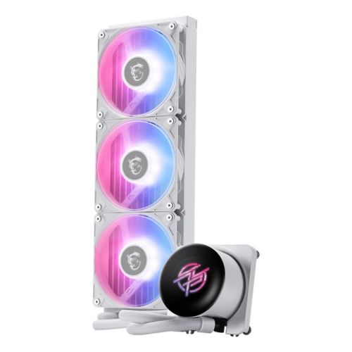 MSI MPG CORELIQUID P13 WHITE computer cooling system Processor All-in-one liquid cooler 12 cm 1 pc(s) (306-7ZWGA21-L80)