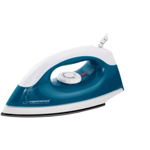 Esperanza TRAVEL IRON SMOOTHER Dry iron Non-stick soleplate 1200 W Blue, White (EHI001)