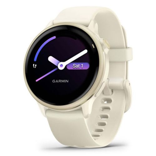 Garmin vívoactive 6 3.05 cm (1.2") AMOLED 42 mm Digital 390 x 390 pixels Touchscreen White Wi-Fi GPS (satellite) (010-02985-01)