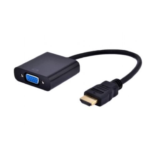 Gembird A-HDMI-VGA-03 video cable adapter 0.15 m Black (A-HDMI-VGA-03)