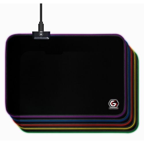 Gembird MP-GAMELED-M Gaming mouse pad with LED light effect, M-size (MP-GAMELED-M)