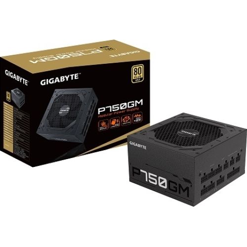 GIGABYTE GP-P750GM black, 4x pcie, cable management, 750 watts  (GP-P750GM)