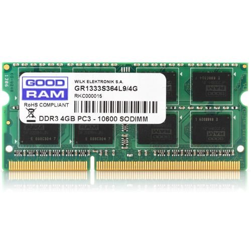 Goodram 4GB DDR3 PC3-12800 memory module 1600 MHz (GR1600S364L11S/4G)