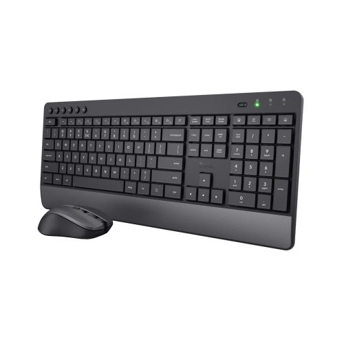 Trust Trezo keyboard Mouse included RF Wireless QWERTY US English Black (24529)