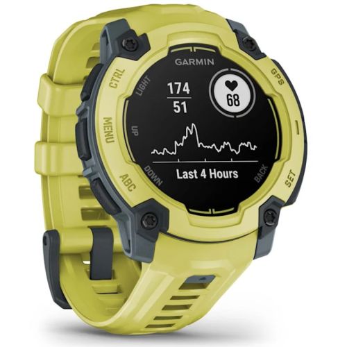 Garmin Instinct E 2.29 cm (0.9") MIP 45 mm Digital 176 x 176 pixels Lime GPS (satellite) (010-02933-01)