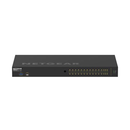 NETGEAR GSM4230P-100EUS network switch Managed L2/L3 Gigabit Ethernet (10/100/1000) Power over Ethernet (PoE) 1U Black (GSM4230P-100EUS)