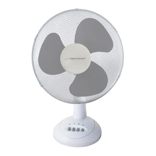 Esperanza EHF003WE, 12'' desk fan, White and Gray (EHF003WE)