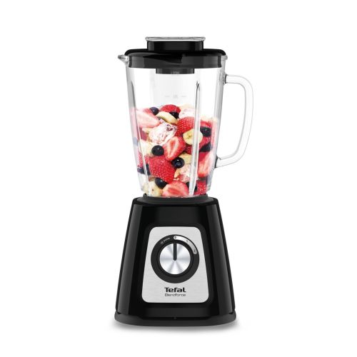 Tefal BlendForce II BL4358 blender 1.25 L Tabletop blender 800 W Black, Brushed steel (BL 4358)