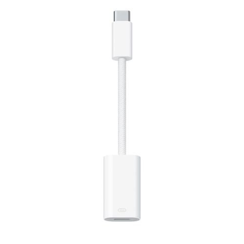 Apple MUQX3ZM/A cable gender changer USB Type-C Lightning White (MUQX3ZM/A)