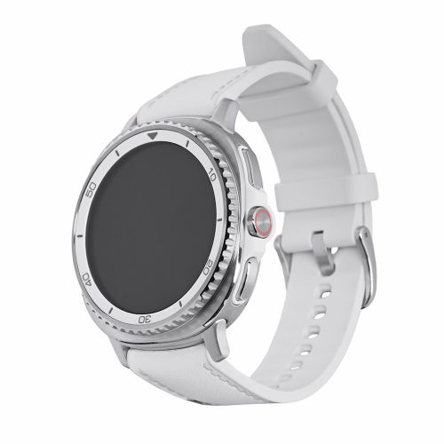 Samsung Galaxy Watch 8 Classic 3.3 cm (1.3") AMOLED 46 mm Digital 438 x 438 pixels Touchscreen 4G Silver Wi-Fi GPS (satellite) (SM-L505FZWAEUE)