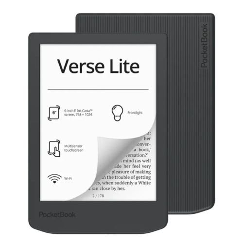 Ebook PocketBook Verse Lite 619 6’ E-Ink Carta 8GB Wi-Fi Gray (PB619-T-WW)