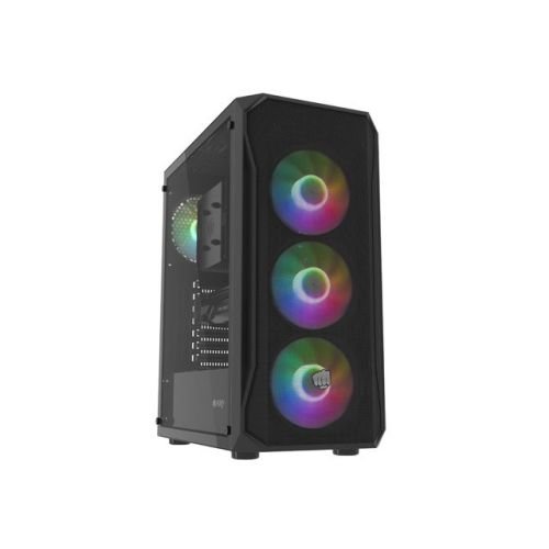 FURY SHOBO SH4F RGB MIDI TOWER WITH WINDOW BLACK (NFO-2154)