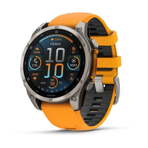 Garmin fenix 8 3.56 cm (1.4") AMOLED 47 mm Digital 454 x 454 pixels Touchscreen Graphite Wi-Fi GPS (satellite) (010-02904-11)