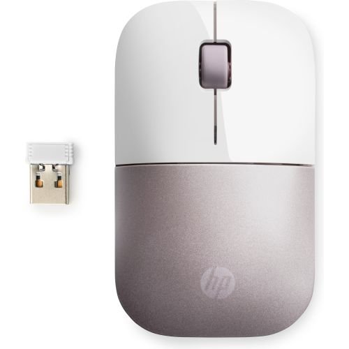 HP Wireless Mouse Z3700 - White/Pink (4VY82AA)