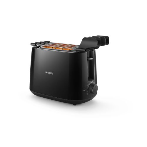 Philips Daily Collection HD2583/90 Toaster 600 W Black (HD2583/90)
