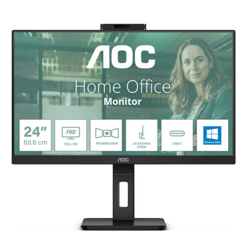 AOC 24P3CW computer monitor 60.5 cm (23.8") 1920 x 1080 pixels Full HD LED Black (24P3CW)