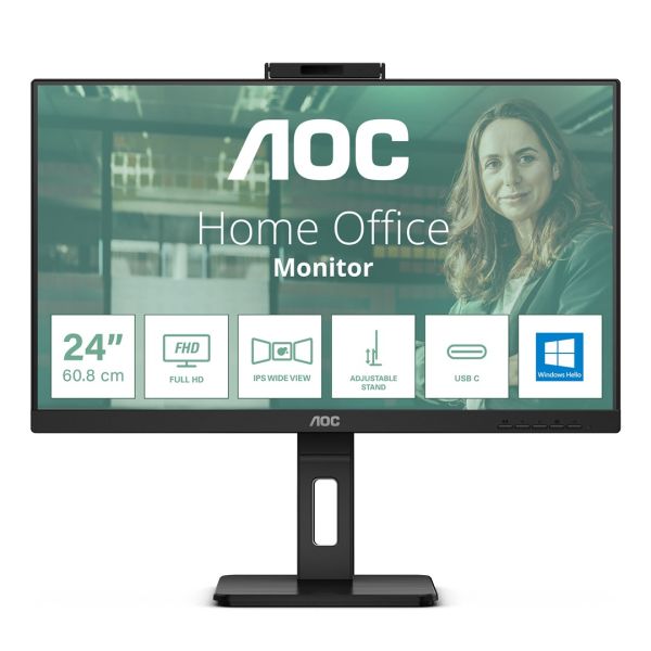 AOC 24P3CW computer monitor 60.5 cm (23.8) 1920 x 1080 pixels Full HD LED Black (24P3CW) AOC 24P3CW computer monitor 60.5 cm (23.8") 1920 x 1080 pixels Full HD LED Black (24P3CW)